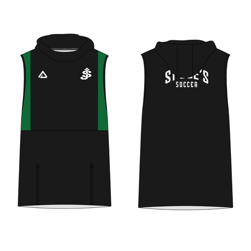 St. Joseph's Parish Soccer Hooded Sleveless Jacket